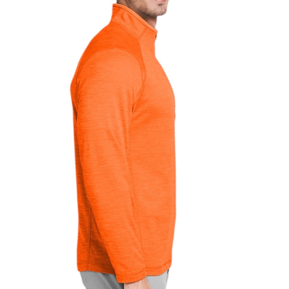 Vineyard Vines Performance Pullover Quarter Zip Long Sleeve Orange Size Small